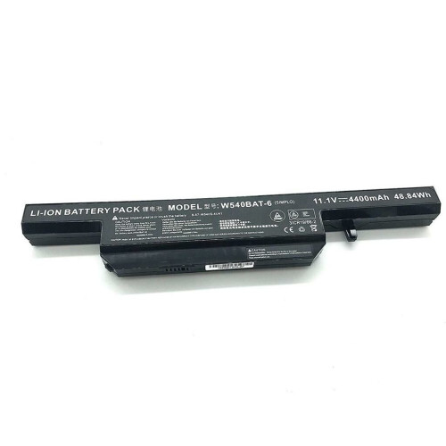 De refurbished Notebook battery voor de Clevo W650 ...