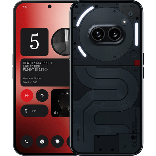 Das Nothing Phone (2a) 256 GB Schwarz 5G ist ein ...