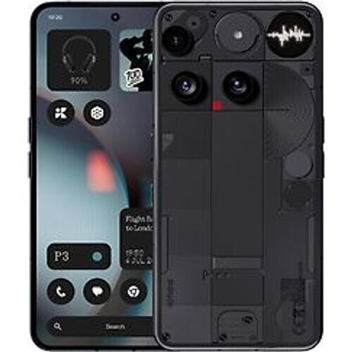 De Nothing Phone (3) in de kleur zwart combineert ...