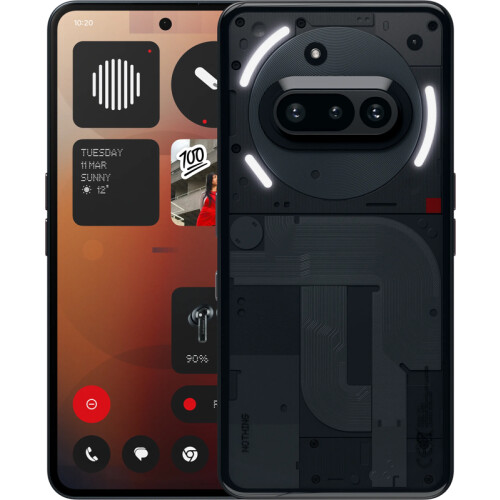De Nothing Phone (3a) 256GB Zwart 5G is een ...