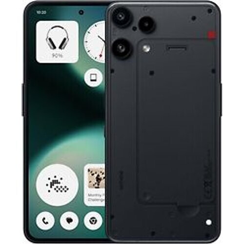 De Nothing Phone (3a) Lite in zwart combineert een ...