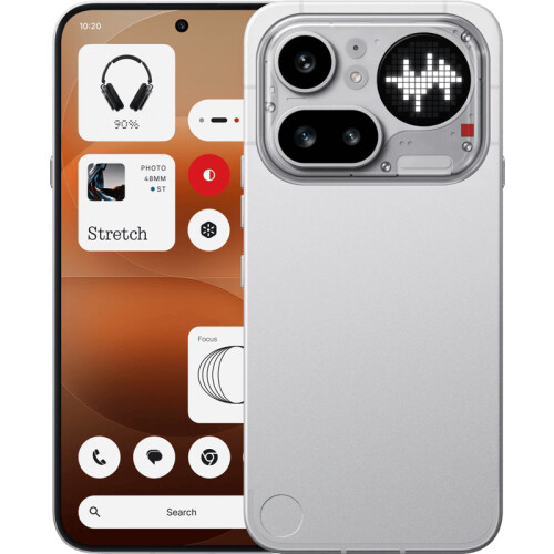 De Nothing Phone (4a) Pro 128GB Zilver 5G is een ...