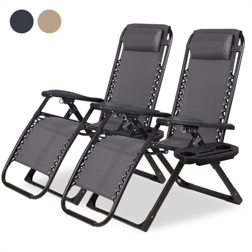 Ontdek de Novitaa Duoset Opvouwbare Ligstoelen, de ...