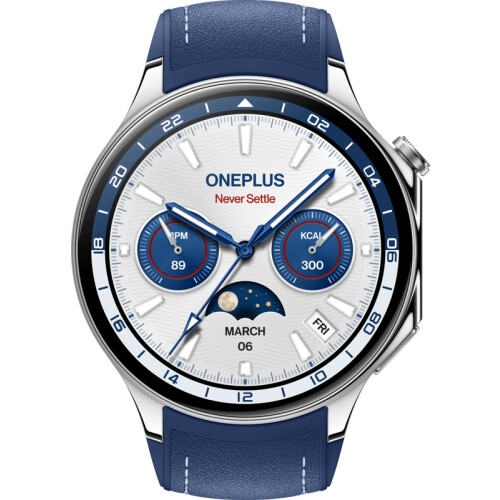 La OnePlus Watch 2 Argent/Bleu fonctionne avec ...