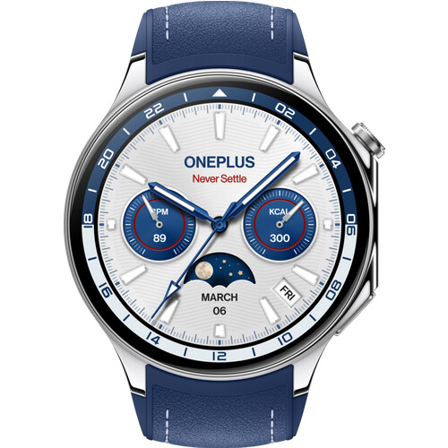 Die OnePlus Watch 2 Silber/Blau funktioniert in ...