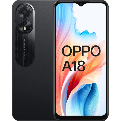 L'OPPO A18 128 Go Noir 4G est un smartphone ...