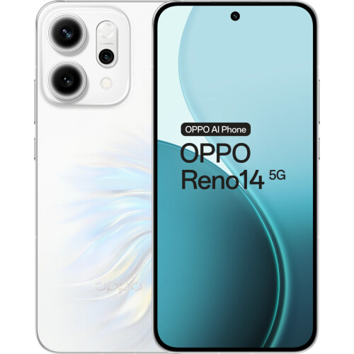 L'OPPO Reno 14 256 Go Blanc 5G est un smartphone ...