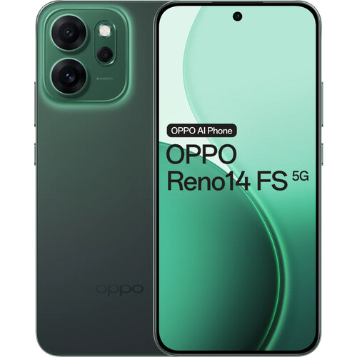 Das OPPO Reno14 FS 512 GB Grün 5G ist ein ...