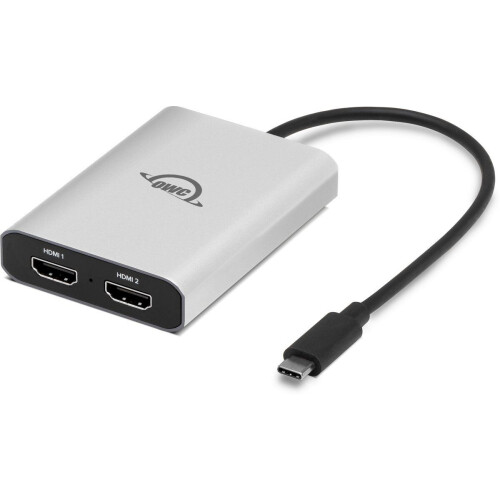 Ontdek de OWC USB-C naar Dual HDMI 4K Display ...