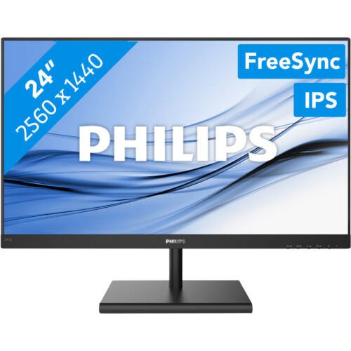 De Philips 245E1S is een 24 inch monitor met een ...