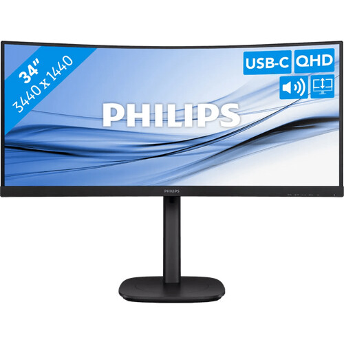 Behalte mit dem Philips 34B2U3600C/00 34 Zoll ...