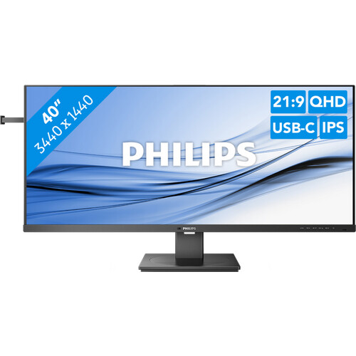 Mit dem Philips 40B1U5600/00 40 Zoll Ultrawide QHD ...