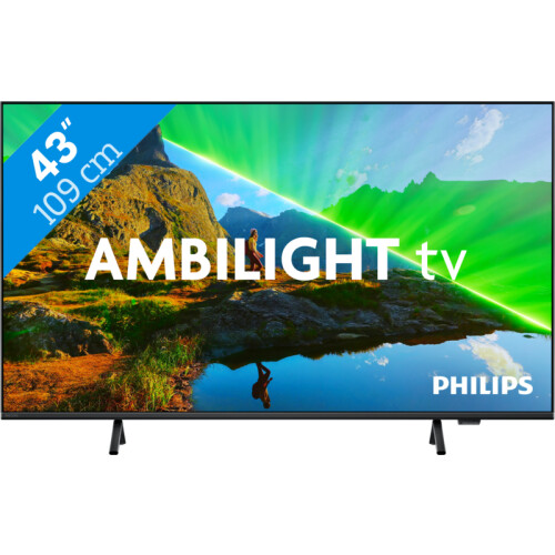 Op de Philips 43PUS8309 - Ambilight (2024) kijk je ...