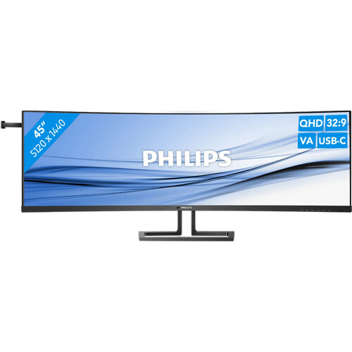 Der 44,5 Zoll große Philips 45B1U6900C/00 Monitor ...