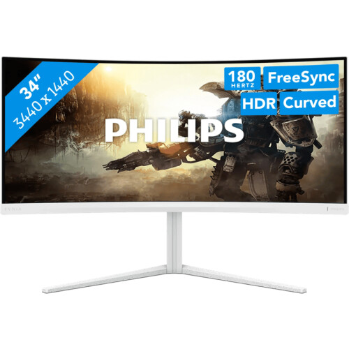 Met de Philips Evnia 34M2C5501A/00 Curved geniet ...