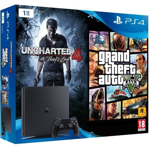 PlayStation 4 1000Go - Noir + Uncharted 4 ...