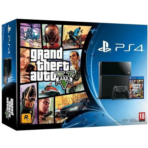 Konsole Sony PS4 500GB + Joystick + Spiel Grand ...