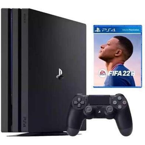 PlayStation 4 Pro 1000GB - Black + FIFA 22 ...