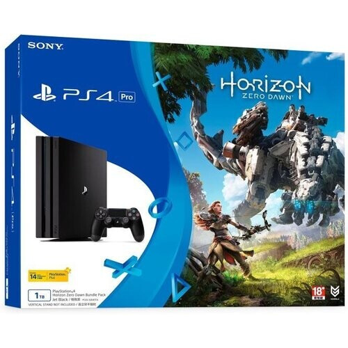 PlayStation 4 Pro 1000GB - Black N/A + Horizon ...