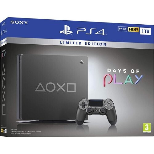 PlayStation 4 Slim Days Of Play - HDD 1 TB - Steel ...