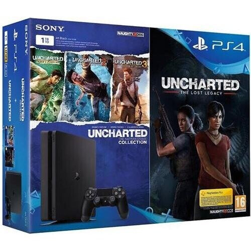 PlayStation 4 Slim 1000GB - Negro Slim + Horizon ...