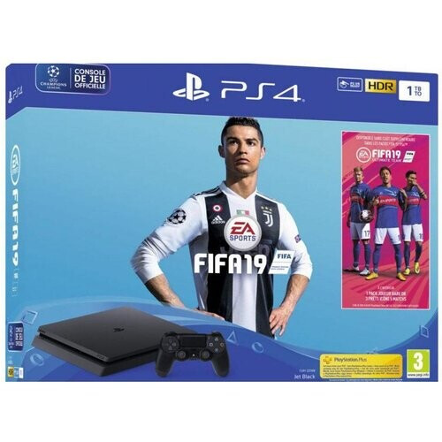 Consola Sony Ps4 Slim 1 TB + Fifa 19 - Negro ...