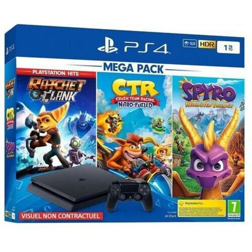 Sony PlayStation 4 Slim 1 TB - Schwarz + ...