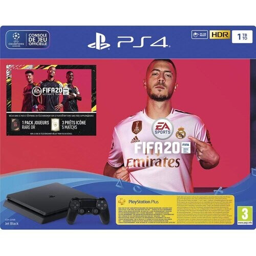 Console Sony Ps4 Slim 1 To + Fifa 20 + 14j PSN - ...