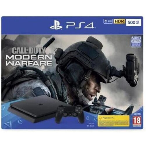 Consola Sony PlayStation 4 Slim 500 GB negra + ...