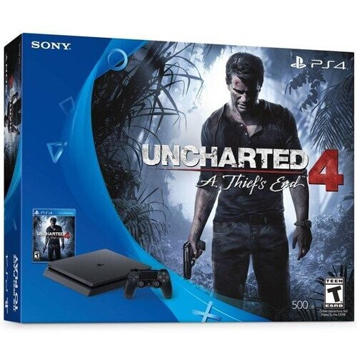 PlayStation 4 Slim 500GB - Negro + Uncharted 4 ...