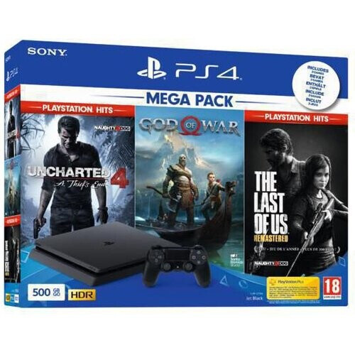 Console Sony PS4 Slim 500 Go + Uncharted 4 - The ...