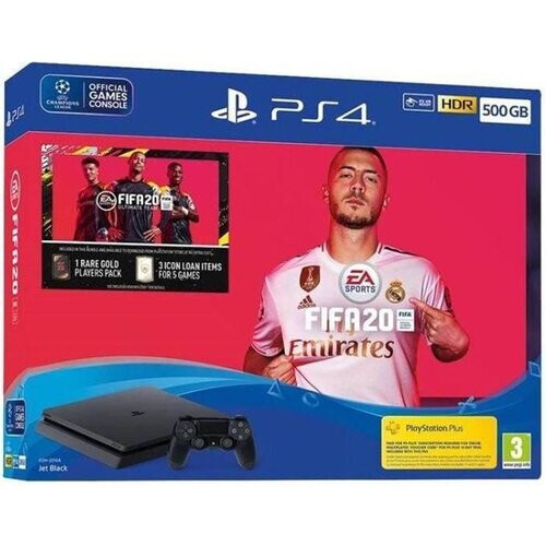 Console Sony Playstation 4 Slim 500 GO + FIFA 20 - ...