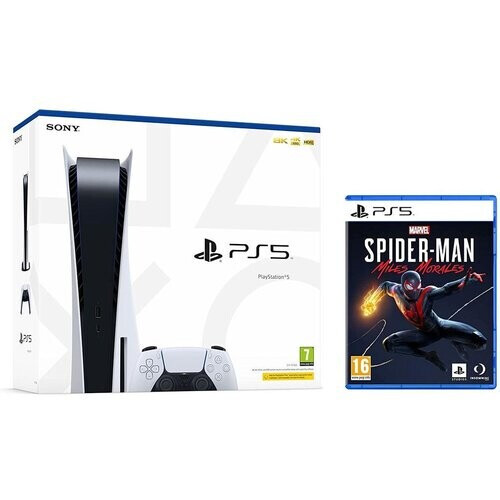 PlayStation 5 825GB - Blanco Standard + Spider-Man ...