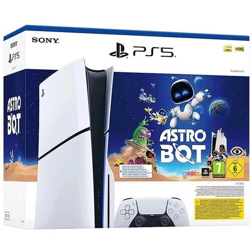 PlayStation 5 Slim 1000GB - Blanco Astro Bot ...