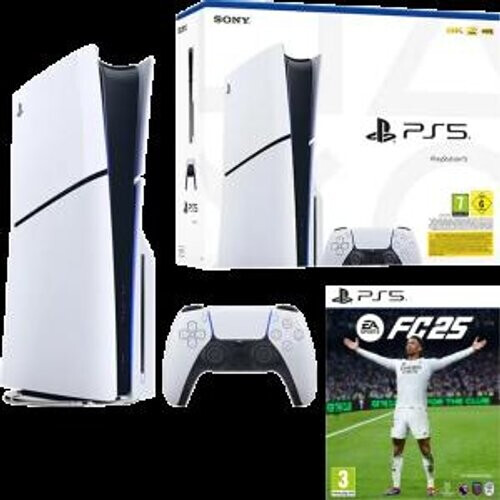 PlayStation 5 Slim 1000GB - Weiß EA FIFA 25 ...