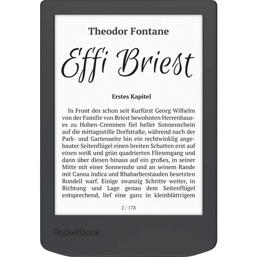 Das PocketBook Verse Lite in Midnight Grey ist ...