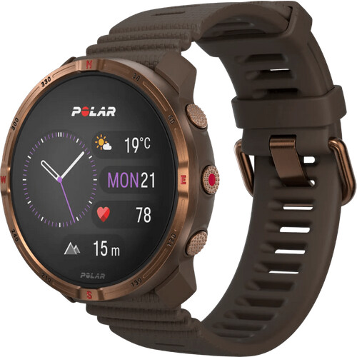 Begib dich mit der Outdoor-Smartwatch Polar Grit ...