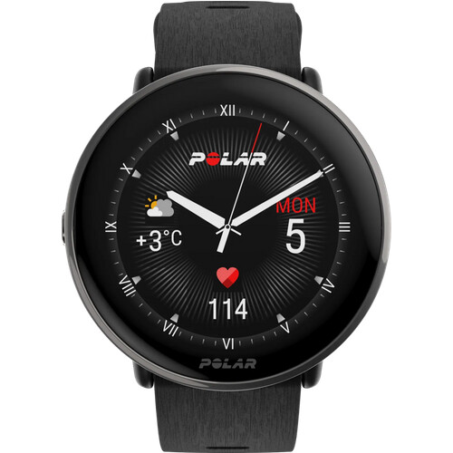 Die Polar Ignite 3 Titanium/Schwarz unterstützt ...