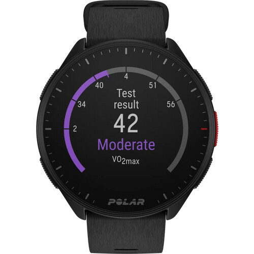 Mit der Polar Pacer Schwarz misst du präzise ...