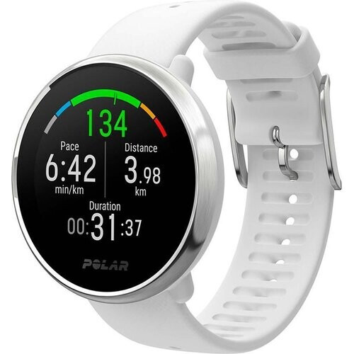 Watch Cardio GPS Polar Ignite - White/Silver ...