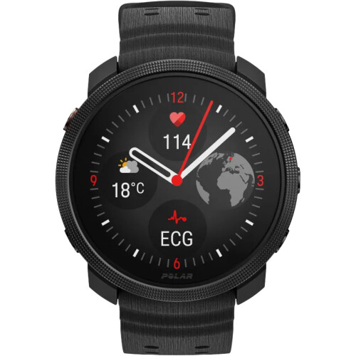 De Polar Vantage M3 Zwart is een stijlvol ...