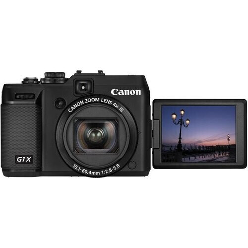 Hybrid - Canon PowerShot G1X Black + Lens Canon ...