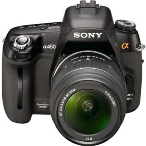 Réflex - Sony Alpha DSLR-A450 - Negro + Objetivo ...