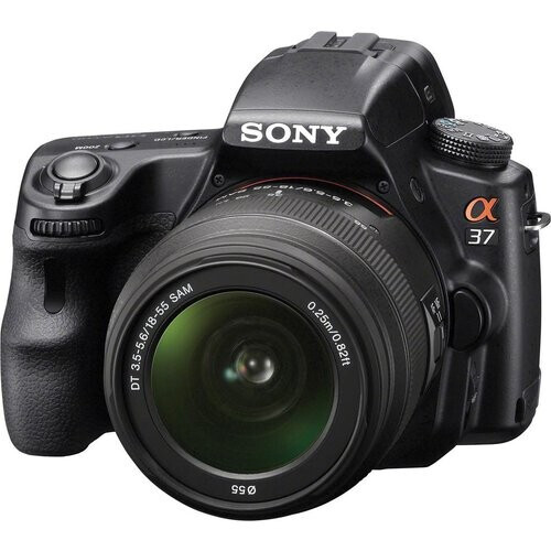 Reflex - Sony Apha SLT-A37 - Negro + Lente 18-55mm ...