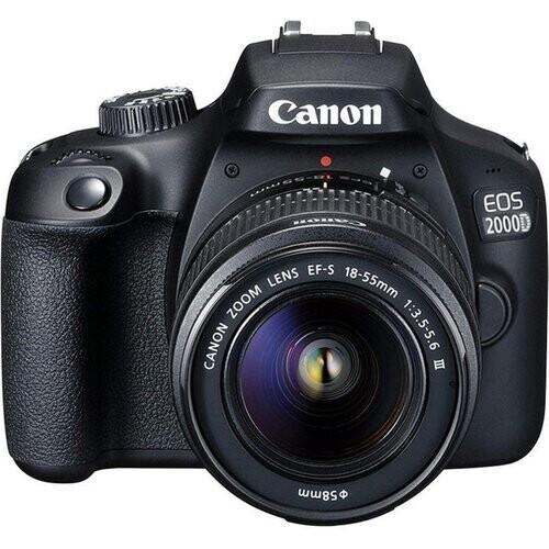 Reflex Canon EOS 2000D - Black + Lens Canon EF-S ...