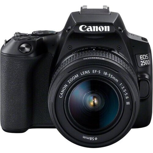 Reflex Canon EOS 250D - Black + Lens Canon EF-S ...