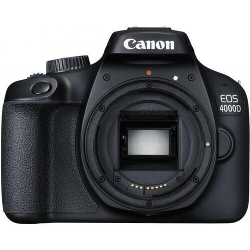 Réflex - Canon EOS 4000D - Negro + Canon Zoom ...