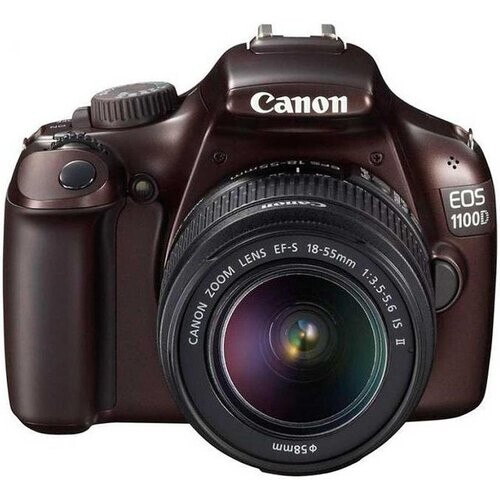 Réflex Canon EOS 1100D - Marrón+ Objetivo Canon ...