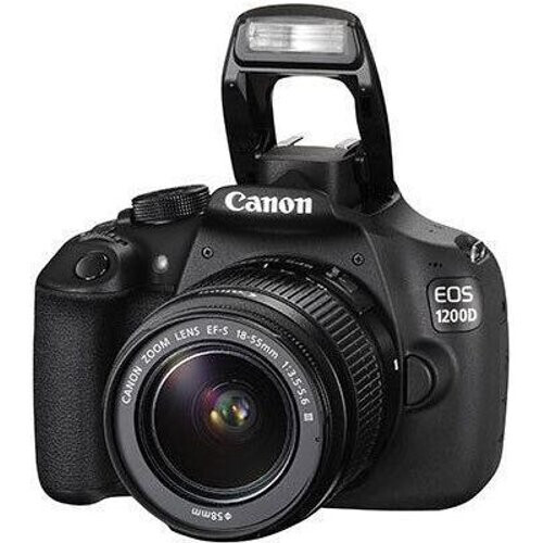 Reflex Canon EOS 1200D Noir + Objectif EF-S 18-55 ...