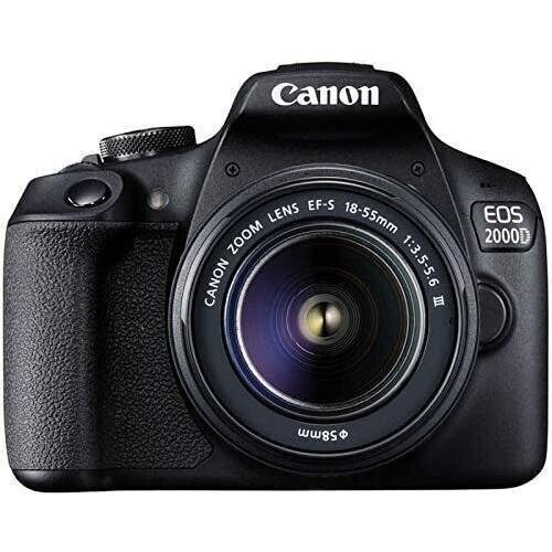 Reflex - Canon EOS 2000D - Noir + Objectif EF-S ...